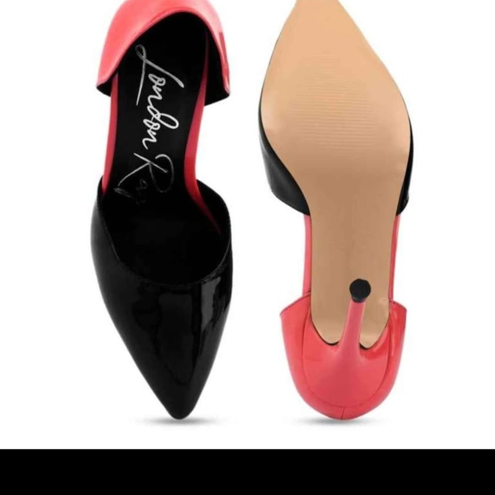 Black and Pink Women's Heels